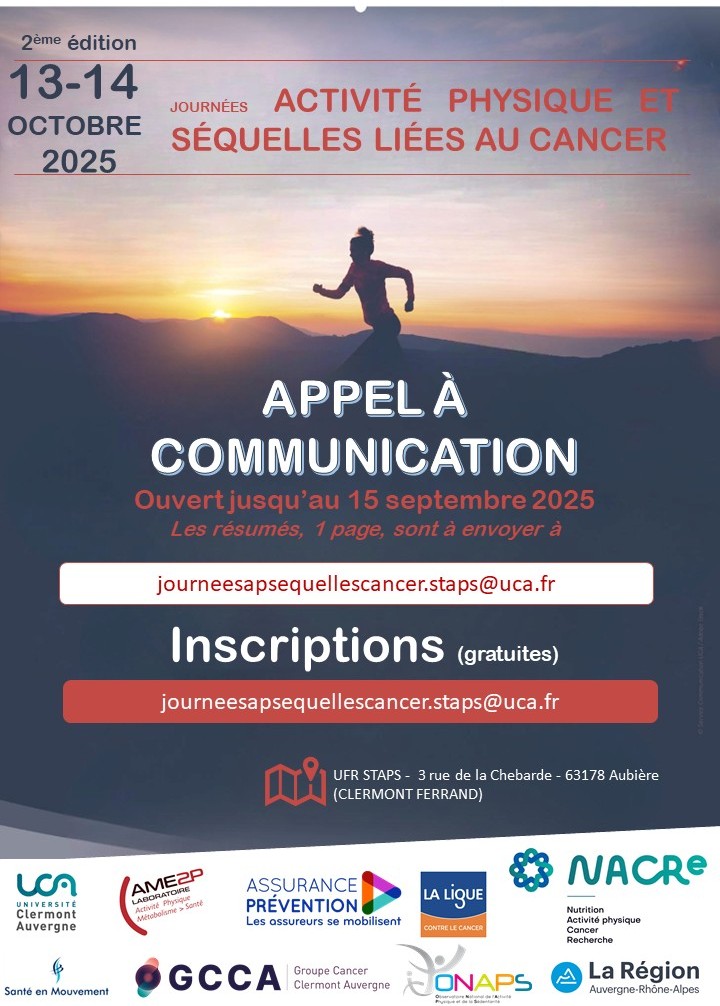 Journées AP et séquelles liées au cancer